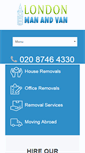 Mobile Screenshot of londonmanandvan.com